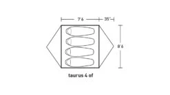 ALPS Mountaineering Taurus 4-Person Outfitter Tent -Garmin Shop opplanet alps mountaineering taurus 4 person outfitter tent tan green 5422915 av 6