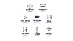 Blue Tees Golf The Player Magnetic Speaker -Garmin Shop opplanet blue tees golf the player magnetic speaker white sk g tp w av 3