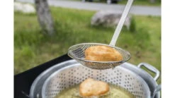 Camp Chef Long Handled Skimmer -Garmin Shop opplanet camp chef long handled skimmer black skm06 usage 3