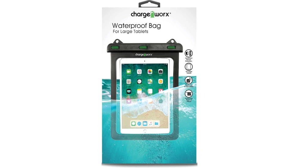 Chargeworx Waterproof Sleeve For Tablets 3 Chargeworx Waterproof Sleeve For Tablets