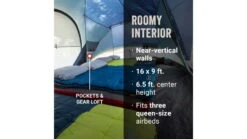 Coleman Skydome Tent 10 Person Blue Nights 5 Minute Setup -Garmin Shop opplanet coleman skydome tent 10 person blue nights 5 minute setup av 2