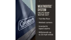 Coleman Skydome Tent 10 Person Blue Nights 5 Minute Setup -Garmin Shop opplanet coleman skydome tent 10 person blue nights 5 minute setup av 3