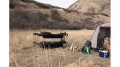 2XL Disc-O-Bed Cot System W/ 2 Side Organizers -Garmin Shop opplanet disc o bed disc o bed cot with 2 side organiziers black 2xl 30507bo av 10