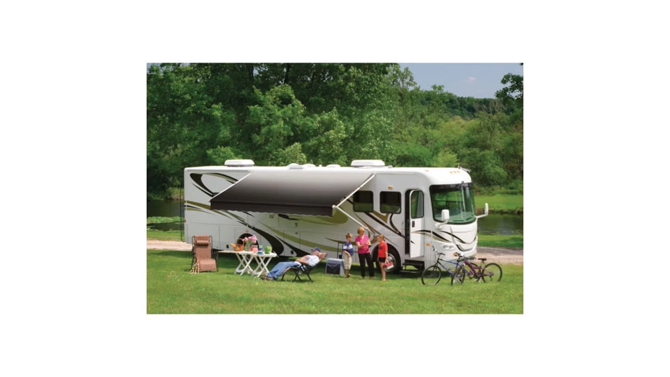 DOMETIC 8500 Manual Patio Awning With Polar White Weathershield 4 DOMETIC 8500 Manual Patio Awning With Polar White Weathershield - Image 2