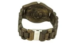Earth Wood Cherokee Bracelet Watch W/Magnified Date 15 Earth Wood Cherokee Bracelet Watch W/Magnified Date -Garmin Shop opplanet earth cherokee watch dark brown wooden case ethew3402 back v1