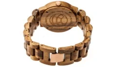 Earth Wood Biscayne Bracelet Watches W/Date -Garmin Shop opplanet earth wood biscayne wood bracelet watch w date light brown standard ethew4205 av 1