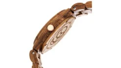 Earth Wood Biscayne Bracelet Watches W/Date -Garmin Shop opplanet earth wood biscayne wood bracelet watch w date light brown standard ethew4205 av 2
