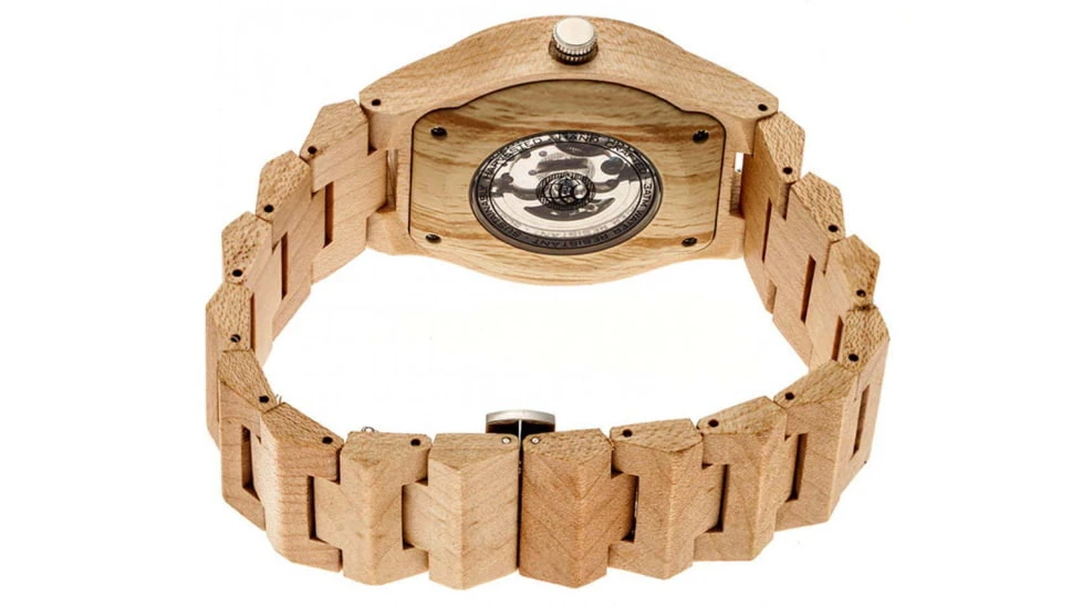Earth Wood Gobi Automatic Skeleton Bracelet Watch 5 Earth Wood Gobi Automatic Skeleton Bracelet Watch - Image 3