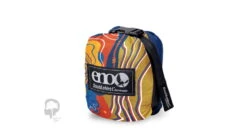 Eno DoubleNest Print Giving Back Hammocks -Garmin Shop opplanet eno doublenest print giving back hammocks sapphire outdoor afro gold one size z oa dnp av 1