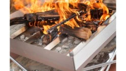 Fireside Outdoor Frontier Grates -Garmin Shop opplanet fireside outdoor frontier grates for pop up fire pit 24 in ftg24 usage 1