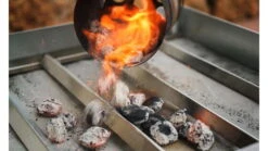 Fireside Outdoor Frontier Grates -Garmin Shop opplanet fireside outdoor frontier grates for pop up fire pit 24 in ftg24 usage 10