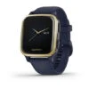 Garmin Venu SQ GPS Smartwatch - Music Edition -Garmin Shop opplanet garmin venu sq gps smartwatch music edition light gold aluminum bezel with navy case and silicone band 010 02426 02 main
