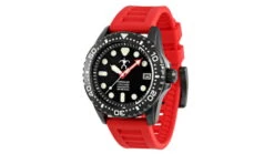 Hawaiian Lifeguard Association Dive Watches -Garmin Shop opplanet hawaiian lifeguard association dive watches black dial red strap black one size hla 5412 av 1