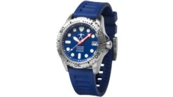 Hawaiian Lifeguard Association Dive Watches -Garmin Shop opplanet hawaiian lifeguard association dive watches blue dial blue strap steel one size hla 5419 av 1