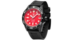 Hawaiian Lifeguard Association Dive Watches -Garmin Shop opplanet hawaiian lifeguard association dive watches red dial black strap black one size hla 5418 av 1