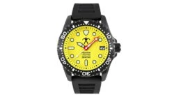 Hawaiian Lifeguard Association Dive Watches -Garmin Shop opplanet hawaiian lifeguard association dive watches yellow dial black strap black one size hla 5407 main