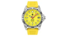 Hawaiian Lifeguard Association Dive Watches -Garmin Shop opplanet hawaiian lifeguard association dive watches yellow dial yellow strap steel one size hla 5408 main
