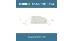 Klymit Maxfield Tent -Garmin Shop opplanet klymit maxfield tent 4 person orange grey 09m4or01d av 15