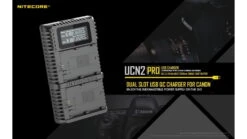Nitecore UCN2 Pro Dual-Slot Fast Digital USB Charger 15 Nitecore UCN2 Pro Dual-Slot Fast Digital USB Charger -Garmin Shop opplanet nitecore ucn2 pro dual slot fast digital usb charger for canon lp e6n camera batteries black 6952506492855 av 1