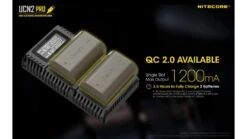 Nitecore UCN2 Pro Dual-Slot Fast Digital USB Charger 16 Nitecore UCN2 Pro Dual-Slot Fast Digital USB Charger -Garmin Shop opplanet nitecore ucn2 pro dual slot fast digital usb charger for canon lp e6n camera batteries black 6952506492855 av 2