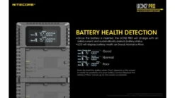 Nitecore UCN2 Pro Dual-Slot Fast Digital USB Charger 22 Nitecore UCN2 Pro Dual-Slot Fast Digital USB Charger -Garmin Shop opplanet nitecore ucn2 pro dual slot fast digital usb charger for canon lp e6n camera batteries black 6952506492855 av 6