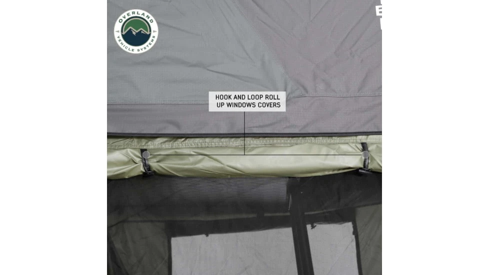 Overland Vehicle Systems N3E Nomadic 3 Extended Roof Top Tent Annex Room 6 Overland Vehicle Systems N3E Nomadic 3 Extended Roof Top Tent Annex Room - Image 5