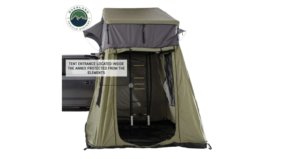Overland Vehicle Systems N3E Nomadic 3 Extended Roof Top Tent Annex Room 7 Overland Vehicle Systems N3E Nomadic 3 Extended Roof Top Tent Annex Room - Image 6