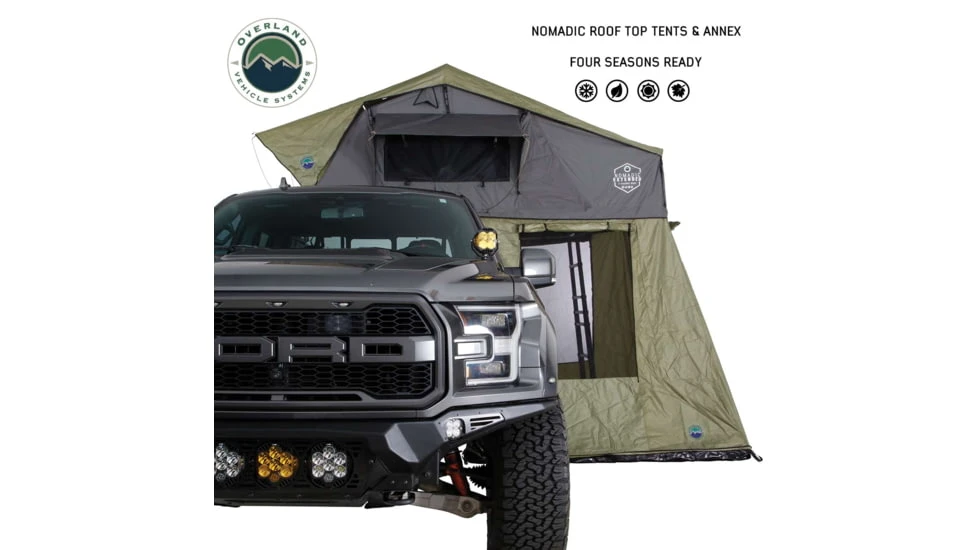 Overland Vehicle Systems N3E Nomadic 3 Extended Roof Top Tent Annex Room 11 Overland Vehicle Systems N3E Nomadic 3 Extended Roof Top Tent Annex Room - Image 10