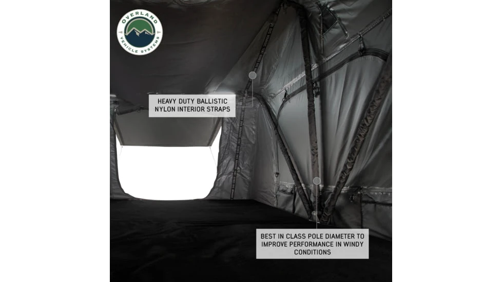 Overland Vehicle Systems N3S Nomadic 3 Standard Roof Top Tent 14 Overland Vehicle Systems N3S Nomadic 3 Standard Roof Top Tent - Image 12