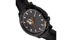 Reign Bauer Automatic Semi-Skeleton Leather-Band Watch 35 Reign Bauer Automatic Semi-Skeleton Leather-Band Watch -Garmin Shop opplanet reign bauer automatic semi skeleton leather band watch black one size reirn6007 av 2
