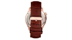 Reign Bauer Automatic Semi-Skeleton Leather-Band Watch 36 Reign Bauer Automatic Semi-Skeleton Leather-Band Watch -Garmin Shop opplanet reign bauer automatic semi skeleton leather band watch rose gold black one size reirn6006 av 1