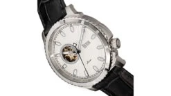 Reign Bauer Automatic Semi-Skeleton Leather-Band Watch 31 Reign Bauer Automatic Semi-Skeleton Leather-Band Watch -Garmin Shop opplanet reign bauer automatic semi skeleton leather band watch silver white one size reirn6001 av 2