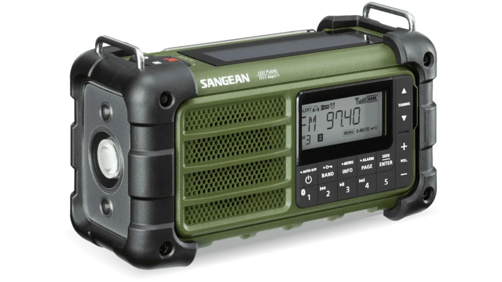 Sangean AM/FM-RDS/Bluetooth/AUX/Weather Alert Multi-Powered Digital Tuning Radio 5 Sangean AM/FM-RDS/Bluetooth/AUX/Weather Alert Multi-Powered Digital Tuning Radio - Image 3
