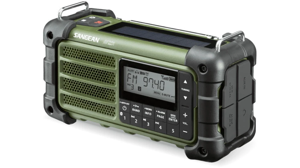 Sangean AM/FM-RDS/Bluetooth/AUX/Weather Alert Multi-Powered Digital Tuning Radio 6 Sangean AM/FM-RDS/Bluetooth/AUX/Weather Alert Multi-Powered Digital Tuning Radio - Image 4