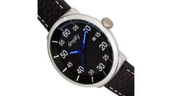 Simplify The 7100 Leather-Band Watch W/Date -Garmin Shop opplanet simplify the 7100 leather band watch w date black black silver one size sim7103 av 2