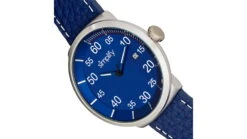 Simplify The 7100 Leather-Band Watch W/Date -Garmin Shop opplanet simplify the 7100 leather band watch w date blue blue one size sim7104 av 2