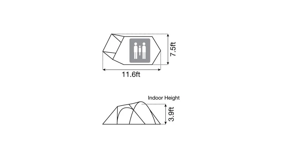 Snow Peak Amenity Dome Small In Ivory Tent, 2-Person 6 Snow Peak Amenity Dome Small In Ivory Tent, 2-Person - Image 4
