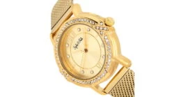 Sophie And Freda Reno Bracelet Watch W/Swarovski Crystals -Garmin Shop opplanet sophie and freda reno bracelet watch w swarovski crystals gold one size safsf5403 av 2