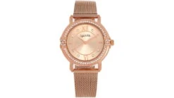 Sophie And Freda Reno Bracelet Watch W/Swarovski Crystals -Garmin Shop opplanet sophie and freda reno bracelet watch w swarovski crystals rose gold one size safsf5404 main 1