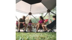 Territory Tents Easy Pop Up 6 Sided Tent -Garmin Shop opplanet territory tents easy pop up 6 sided tent slate grey 8 person st8101sl av 4