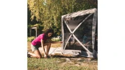 Territory Tents Easy Pop Up 6 Sided Tent -Garmin Shop opplanet territory tents easy pop up 6 sided tent slate grey 8 person st8101sl av 5