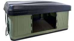 TRUSTMADE Hardshell Rooftop Tent -Garmin Shop opplanet trustmade hardshell rooftop tent black green 82 7x49x35 4in or02rt01 blackgreen av 1