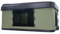 TRUSTMADE Hardshell Rooftop Tent -Garmin Shop opplanet trustmade hardshell rooftop tent black green 82 7x49x35 4in or02rt01 blackgreen main